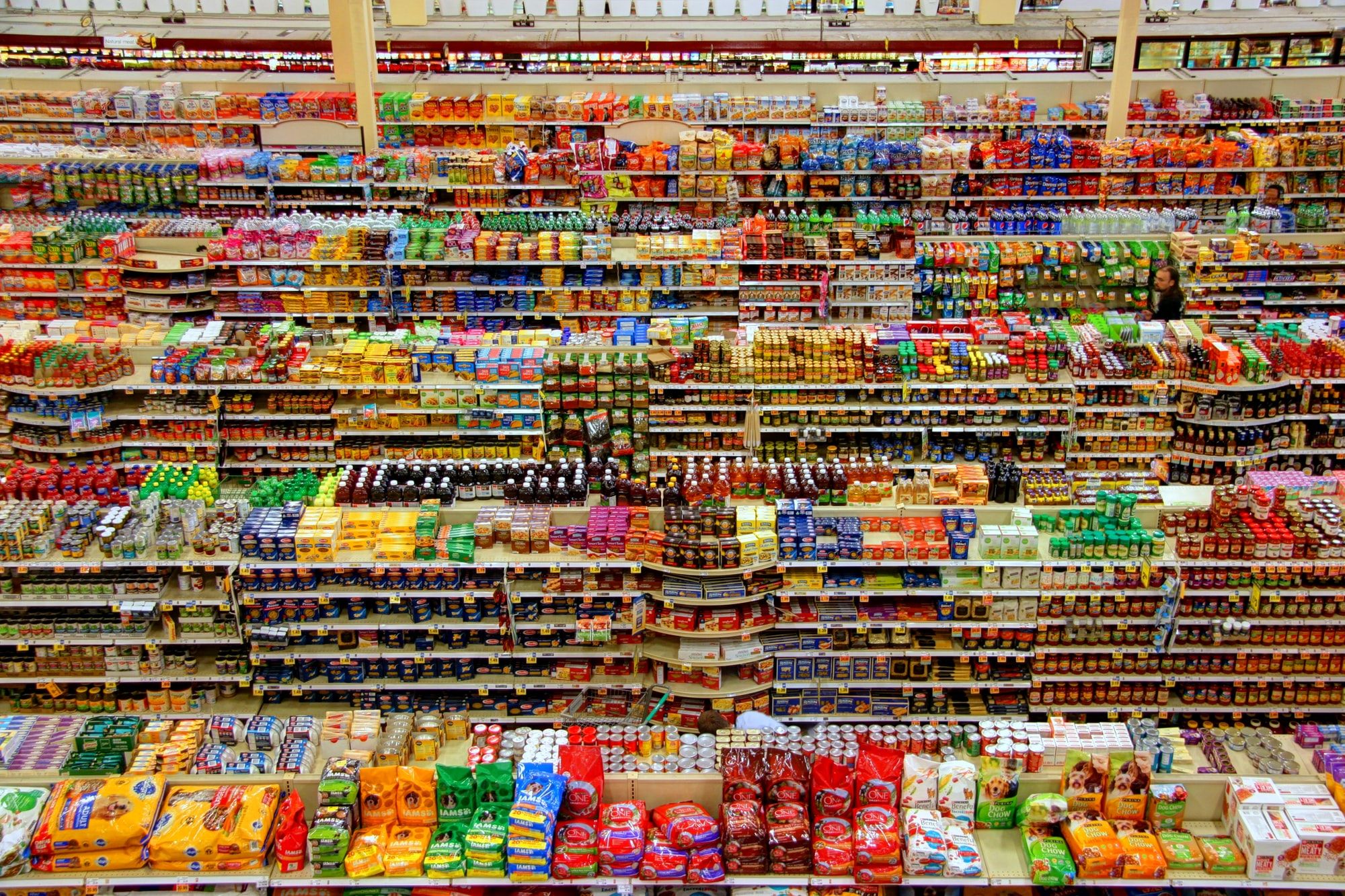 This is an aerial shot of the groceries section of the Fred Meyer superstore in Redmond, WA. I took this picture while on vacation in the Pacific northwest. I had seen a similar picture of a Fred Meyer store in Portland, OR and hear that this store had a publicly accessible vantage for taking an aerial photograph. I took the shot in HDR mode and used Photomatix to produce the finished image.